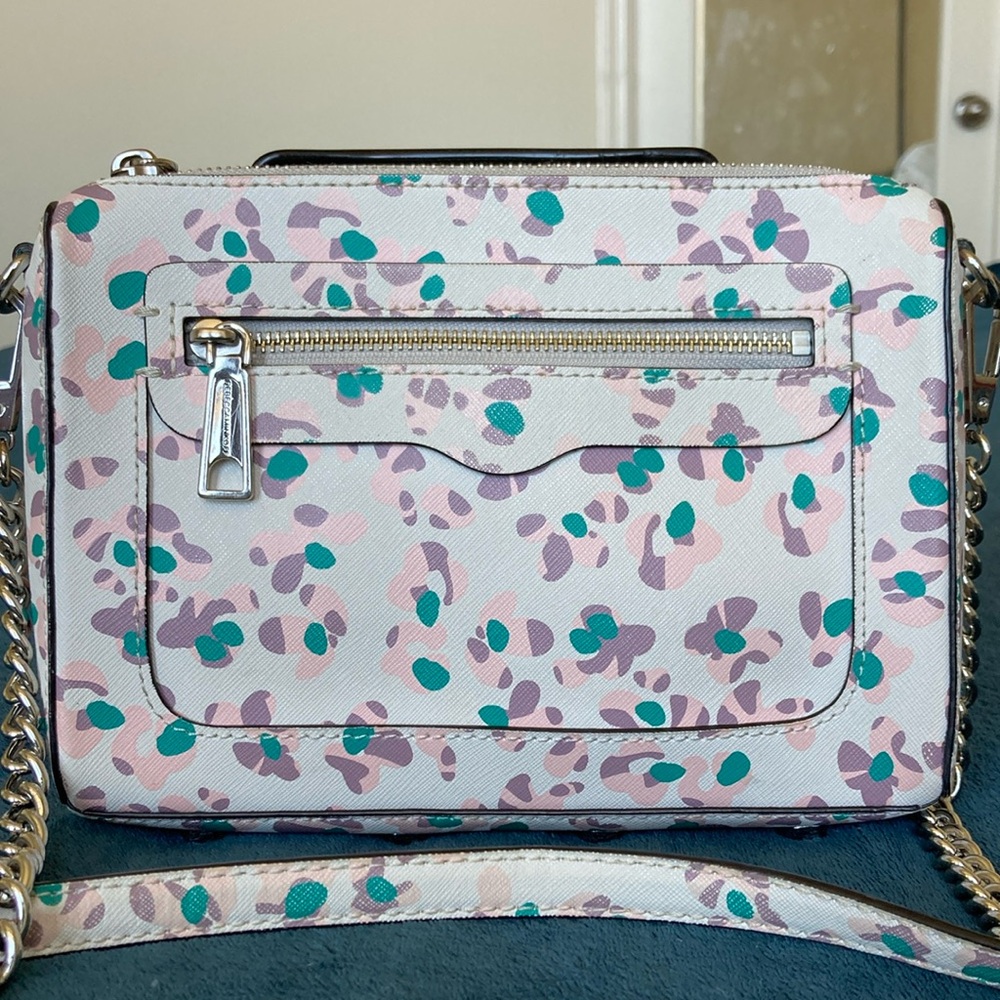 Rebecca Minkoff Avery crossbody in floral print saffiano leather